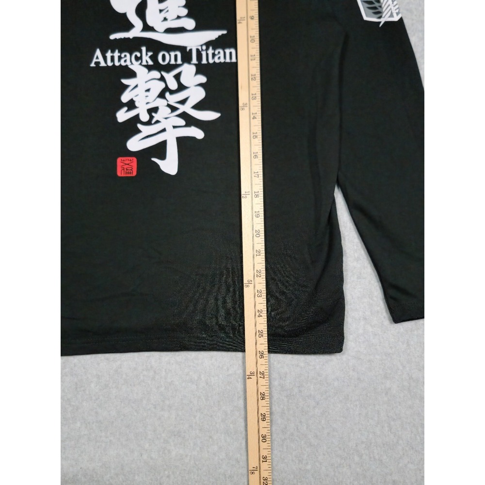 Attack on Titan Long Sleeve Shirt with Hoodie Size M (does not stretch) - Picture 5 of 5